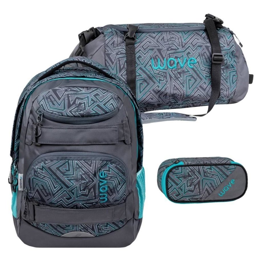 Wave Schulrucksack Set Infinity Move "Chaos Lagoon" 3tlg. Wave Schulrucksack Set Infinity Move "Chaos Lagoon" 3tlg. von Wave