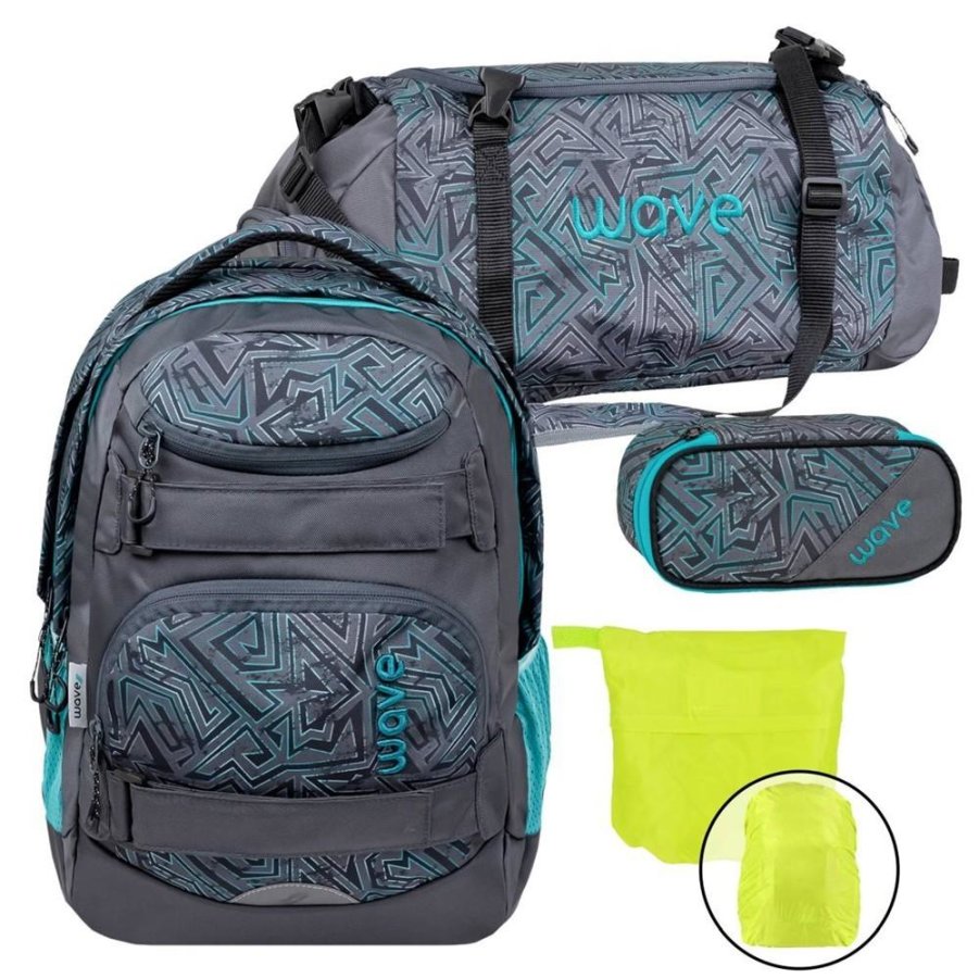 Wave Schulrucksack Set Infinity Move "Chaos Lagoon" mit Regenschutz Wave Schulrucksack Set Infinity Move "Chaos Lagoon" mit Regenschutz von Wave