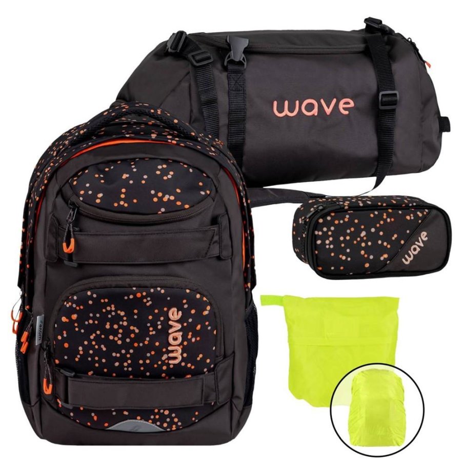 Wave Schulrucksack Set Infinity Move "Dots Blooms" mit Regenschutz Wave Schulrucksack Set Infinity Move "Dots Blooms" mit Regenschutz von Wave