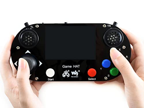 Waveshare Game HAT for Raspberry Pi A+/B+/2B/3B/3B+/4B 3.5inch IPS Screen 480 * 320 Resolution 60 Frame Experience Make Your Own Game Console von Waveshare