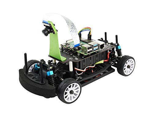 Waveshare PiRacer AI Autonomous Racing Robot Powered by Raspberry Pi 4 Supports DonkeyCar Project Deep Learning Self Driving (Include PI4B-4GB von Waveshare