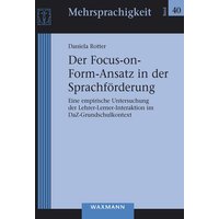Der Focus-on-Form-Ansatz in der Sprachförderung von Waxmann Verlag GmbH