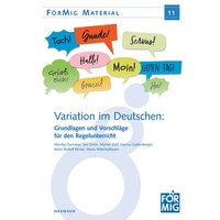 Variation im Deutschen: Grundlagen und Vorschläge für den Regelunterricht von Waxmann Verlag GmbH