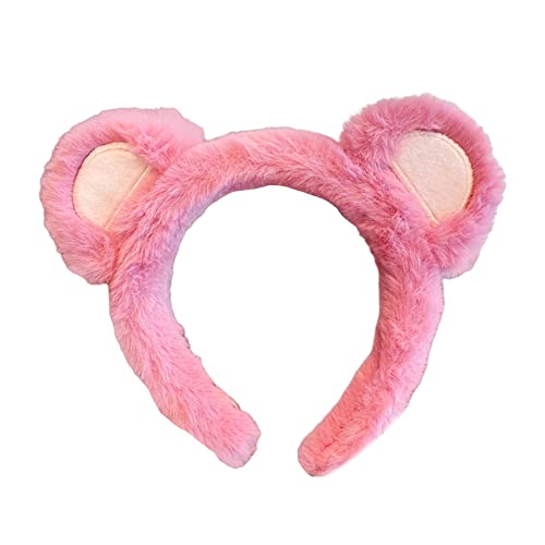 Wayfadacc Cartoon Stirnband Bär Ohren Form Haarreifen Karneval Party Kopfschmuck Haarband Cosplay Kostüm Requisiten Uni von Wayfadacc