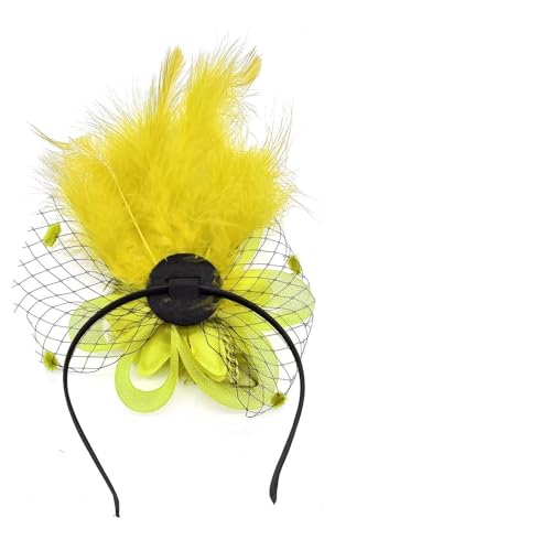 Wayfadacc Flapper Haarspange 1920er Jahre, Bälle, Tänzerin, Kopfschmuck für besondere Anlässe, Hochzeit, Verlobung, Nacht, Kopfbedeckung, Haarstyling von Wayfadacc