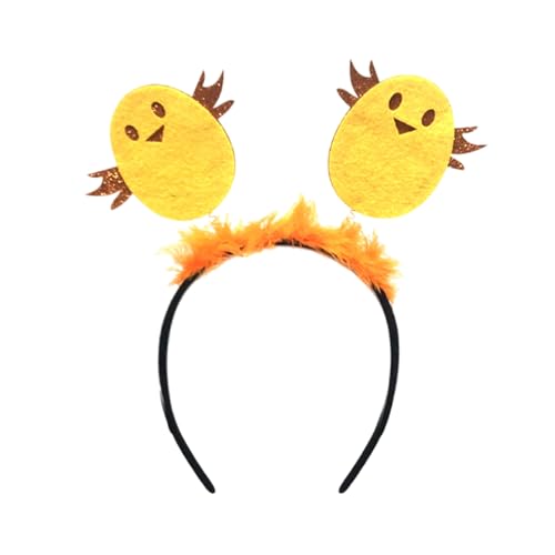 Wayfadacc Ostern Kinder Filz Stirnband Weiches Haarschmuck Cartoon Haarband Kostüm Haarteile für Partys und Feiern von Wayfadacc