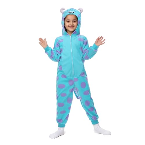 Wbesty Blue Monster Kostüm für Kinder Pelzige Onesie Monster Cosplay Halloween & Weihnachten Kinder Tier Onesie Pyjamas Kostüm Wbesty Blue Monster Kostüm für Kinder Pelzige Onesie Monster Cosplay Halloween & Weihnachten Kinder Tier Onesie Pyjamas Kostüm von Wbesty
