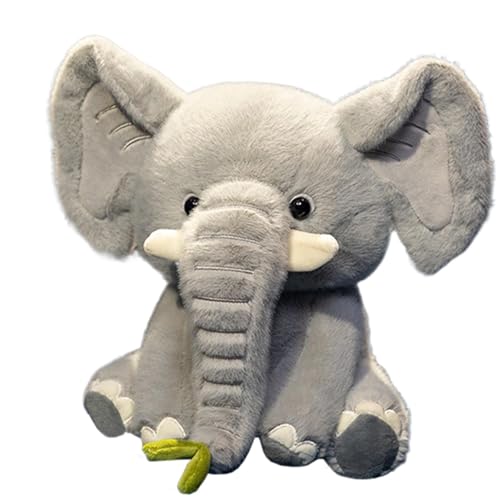 Plüschelefant mit großen Ohren | Weiches und kuscheliges Stoffelefantenspielzeug | 9,84-Zoll-Elefant-Plüschtier | Kuscheliges Kuscheltier | Vielseitiges Elefantenspielzeug für Babys und Kinder für Geb von Wcybym