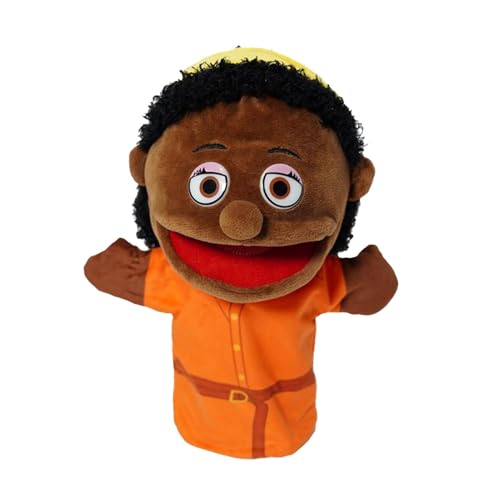 Puppet Toy | Hand Puppet Toy | Plush Toys | Puppet Show Toys | Interactive Play Toys | Black People Family Wide Mouth Grandparents Mom and Dad Puppet Show Toys for Boys Girls von Wcybym