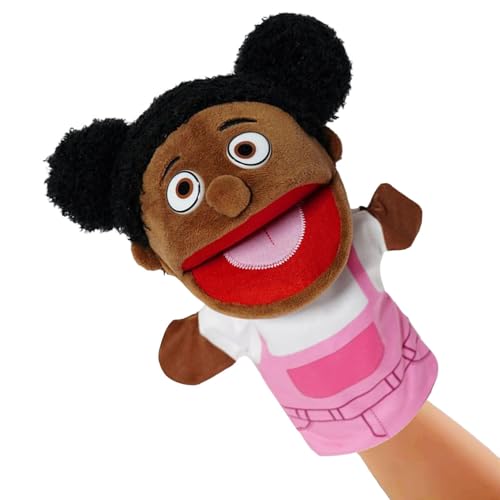 Puppet Toy | Hand Puppet Toy | Plush Toys | Puppet Show Toys | Interactive Play Toys | Black People Family Wide Mouth Grandparents Mom and Dad Puppet Show Toys for Boys Girls von Wcybym