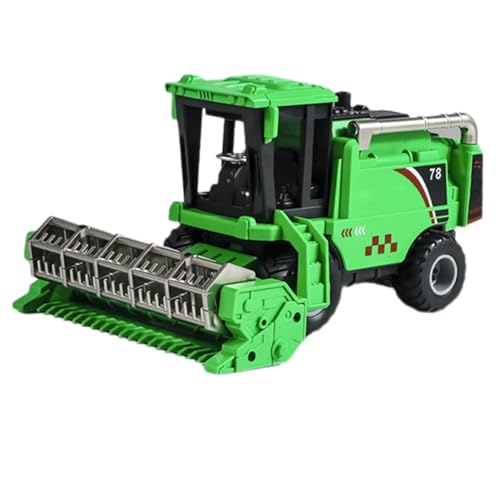 Technisches LKW-Spielzeug | Bau-Harvester-Modellauto-Spielzeug | Reibungsbetriebenes Bauernhof-Spielzeugauto | LKW-Spielzeug im Mähdrescher-Stil | Vielseitige Spielzeuglastwagen für und Mädchen von Wcybym