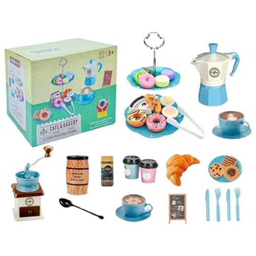 Teespielzeug-Set | Bezauberndes Prinzessinnen-Teezeit-Spielset | Pretend Kitchen Teeservice | 38-teiliges Teeparty-Spielzeug | Café-Shop-Spielset | Vielseitiges Teeservice für Kinder, oder Mädc von Wcybym