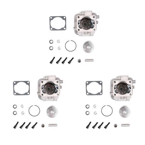 Wdesrgt 3X 29Cc 4 Loch Zylinder Satz Passend für Zenoah Rovan Tsrc Motor für 1/5 Rovan Kingmotor Baja Fg Goped von Wdesrgt