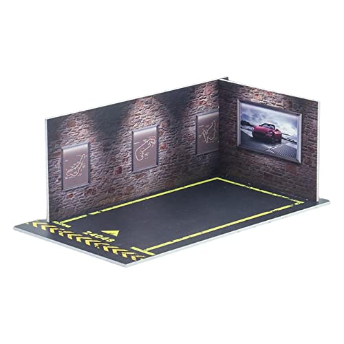 Car Model Diorama Parking Scenery 1:24 DIY for Model Car Model Lovers B, Type B von Wdfnexalai