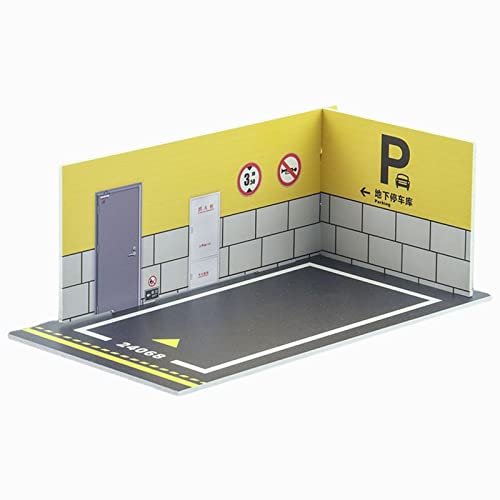 Car Model Diorama Parking Scenery 1:24 DIY for Model Car Model Lovers D, Type D von Wdfnexalai