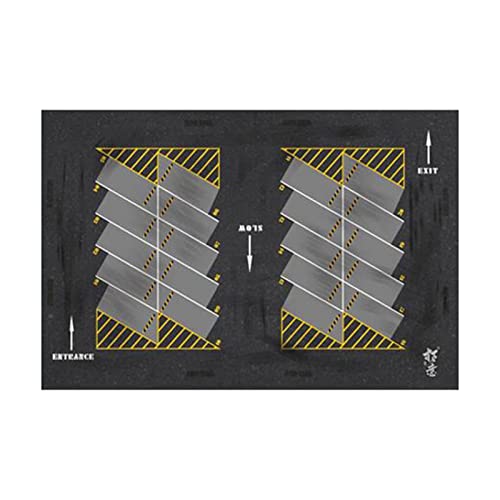Maßstab 1:64 Parkplatz-Mauspad, Auto-Szenen-Matte für Druckguss-Auto-Modell-Layout, quadratische Matte von Wdfnexalai