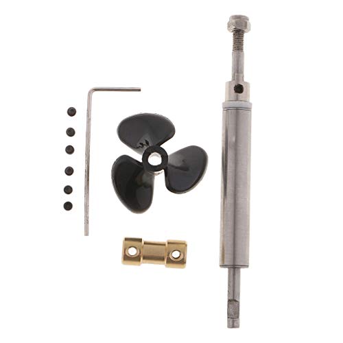 Wdfnexalai RC Boot Schiff Teile Metall 10cm Antriebswelle System Set für 2mm Motor von Wdfnexalai