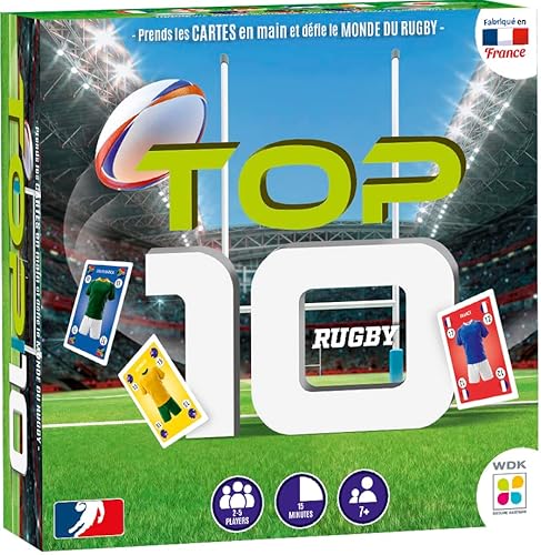 Wdk Partner Top 10 Rugby - Kartenspiel von Wdk Partner