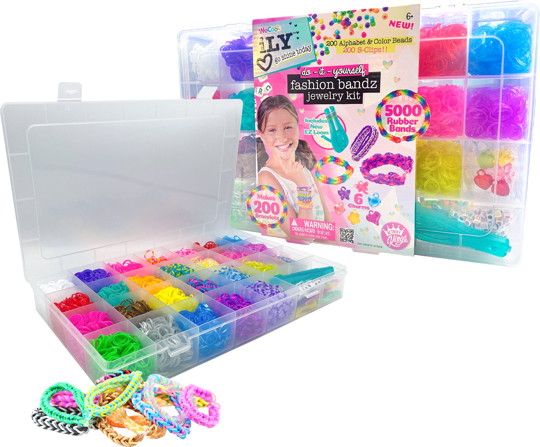 WeCool ILY DIY Fashion Loom Bandz Armbandset 5400 Teile von WeCool