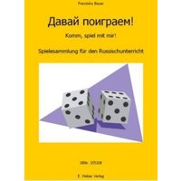 Davaj poigraem! Spielebuch Russisch von Weber, E