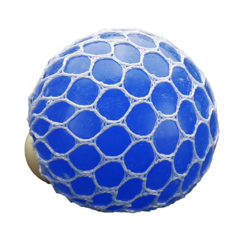 Mesh Ball Fidget Toys, Stressbälle lindern Verspannungen, Fidget Mesh Balls Squeeze Sensory Grape Balls Spielzeug für Erwachsene Druckentlastung Büro Blau von Wedhapy