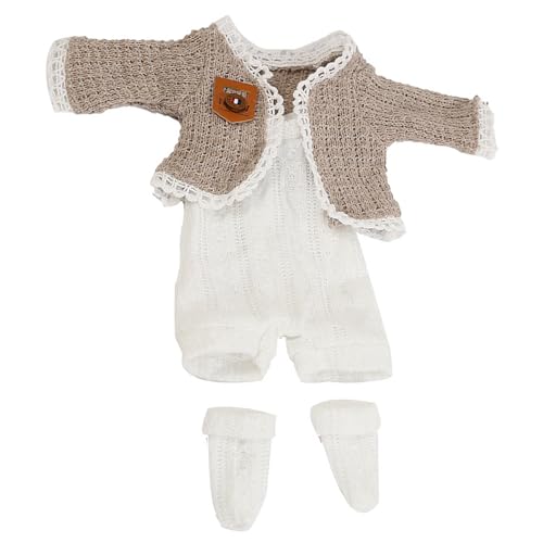 Reborn-Puppenkleidung für 12x4-Zoll-Puppen 1 Set Babypuppenkleidung zum Selbermachen süße dekorative Puppenkleidung Simulations-Befestigungsband Zubehör für schlafende Reborn-Puppen Stil 3 von Wedhapy