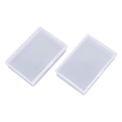 Wedhapy 2PCS -Kartenbox Transparent Kartenkarten -Kartenspeicherorganisator für Spielkarten von Wedhapy