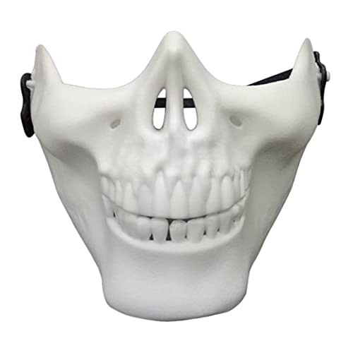 Wedhapy Halloween-Maske Totenkopf-Skelett-Maske Vollgesichtsschutz für Cosplay Maskerade Party Halloween Kostüm Party-Maske Totenkopf-Skelett-Maske von Wedhapy