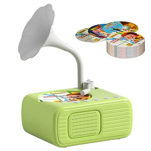 Wedhapy Kleinkind-Plattenspieler, beschreibbarer Kinder-Phonograph, wiederaufladbar, pädagogisch wertvoller sensorischer Plattenspieler für Mädchen und Jungen Wedhapy Kleinkind-Plattenspieler, beschreibbarer Kinder-Phonograph, wiederaufladbar, pädagogisch wertvoller sensorischer Plattenspieler für Mädchen und Jungen von Wedhapy