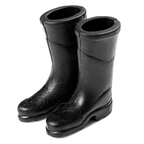 Wedhapy Miniatur-Schuhe Mini-Schuhe Schuhe im Maßstab 1/12 Puppen-Regenstiefel Modellspielzeug Mini-Simulation 1:12 Puppenhaus Mikro-Schuhe für Dekorationszubehör von Wedhapy