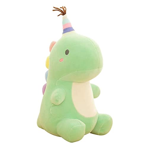 Wedhapy Süßes Stofftier Dinosaurier Plüsch Spielzeug Fett Dinosaurier Kuscheltiere Spielzeug Puppen Geburtstag für Kinder Mädchen Jungen Grün von Wedhapy