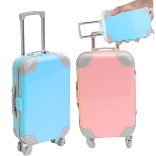 2pcs mini Koffer, Mini Koffer Partyvorbefürworter Box, realistische Mini -Koffer -Party -Favor -Schachtel Öffnbares Mini -Gepäck mit ausziehbarer Pull Rod Falsches Wimpernfall Mini -Koffer für Dolls 2pcs mini Koffer, Mini Koffer Partyvorbefürworter Box, realistische Mini -Koffer -Party -Favor -Schachtel Öffnbares Mini -Gepäck mit ausziehbarer Pull Rod Falsches Wimpernfall Mini -Koffer für Dolls von Weduspaty