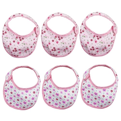 Weduspaty 18 Zoll Puppenkleidung, 6PCS -Babypuppenzubehör, Lätzchen 18 Zoll Kleidung, Polyester Baby Lätzchen Fütterungszubehör für Weduspaty 18 Zoll Puppenkleidung, 6PCS -Babypuppenzubehör, Lätzchen 18 Zoll Kleidung, Polyester Baby Lätzchen Fütterungszubehör für von Weduspaty