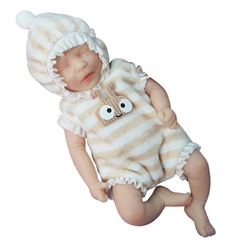 Weduspaty Mini -Babypuppen, Mini Silicon Baby, 6 Zoll weiche Flexible Silikonpuppe, realistische Babys mit Kleidung, magnetischer Schnuller, Flasche für Kindergeschenke, Junge Weduspaty Mini -Babypuppen, Mini Silicon Baby, 6 Zoll weiche Flexible Silikonpuppe, realistische Babys mit Kleidung, magnetischer Schnuller, Flasche für Kindergeschenke, Junge von Weduspaty