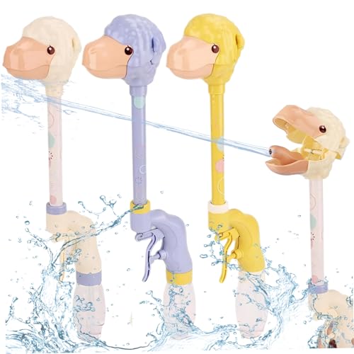 Weduspaty Super Soaker Wasserpistole, Wasser Squirter für Kinder, 3 PCS Longneck Cartoon Alpaka Spielzeugpistole für Kinder von Weduspaty