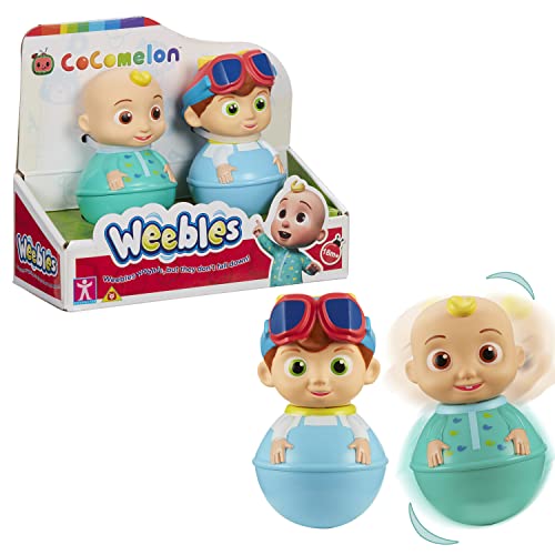 WEEBLES, 2 Figuren COCOMELON, Culbuto, Spielzeug für Kinder ab 1 Jahr, GIOCHI PREZIOSI, WEC023 von WEEBLES