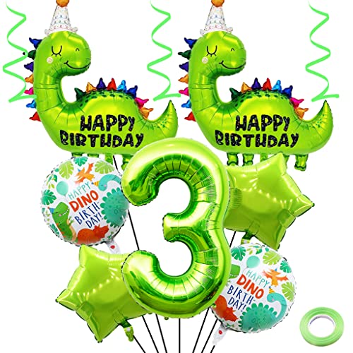 Weenkeey 3 Jahre Dinosaurier Geburtstag Dekoration Großes Dinosaurier Happy Birthday Luftballon 3. Geburtstag Dino Heliumballon Obst Grün Zahl 3 Folienballon für Dino Party Junge Geburtstag Party Weenkeey 3 Jahre Dinosaurier Geburtstag Dekoration Großes Dinosaurier Happy Birthday Luftballon 3. Geburtstag Dino Heliumballon Obst Grün Zahl 3 Folienballon für Dino Party Junge Geburtstag Party von Weenkeey