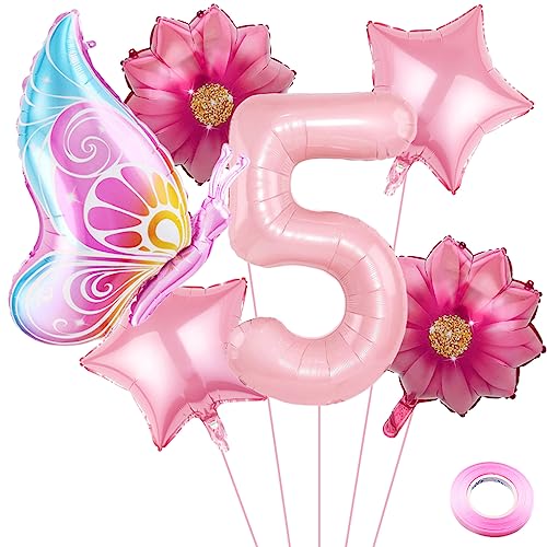 Weenkeey 5 Jahre Schmetterling Geburtstag Deko Große Schmetterling Folienballon 5. Geburtstag Schmetterling Luftballon Rosa Zahl 5 Luftballon für Mädchen Geburtstag Party Weenkeey 5 Jahre Schmetterling Geburtstag Deko Große Schmetterling Folienballon 5. Geburtstag Schmetterling Luftballon Rosa Zahl 5 Luftballon für Mädchen Geburtstag Party von Weenkeey