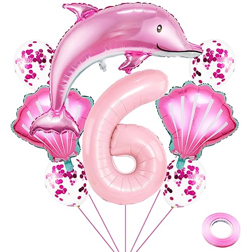 Weenkeey 6 Jahre Delfin Geburtstag Deko Große Delfin Folienballon 6. Geburtstag Delfin Ballons Rosa Zahl 6 Luftballon für Mädchen Geburtstag Party Weenkeey 6 Jahre Delfin Geburtstag Deko Große Delfin Folienballon 6. Geburtstag Delfin Ballons Rosa Zahl 6 Luftballon für Mädchen Geburtstag Party von Weenkeey
