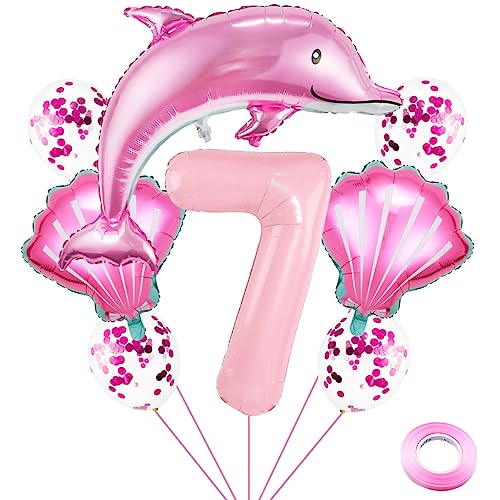Weenkeey 7 Jahre Delfin Geburtstag Deko Große Delfin Folienballon 7. Geburtstag Delfin Ballons Rosa Zahl 7 Luftballon für Mädchen Geburtstag Party Weenkeey 7 Jahre Delfin Geburtstag Deko Große Delfin Folienballon 7. Geburtstag Delfin Ballons Rosa Zahl 7 Luftballon für Mädchen Geburtstag Party von Weenkeey