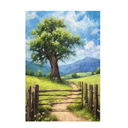 Baum Puzzle Bauernhof Puzzle Große 200 Teile Erwachsene, Clevere Rätsel, Geschicklichkeitsspiel für die Ganze Familie, Holz Farbenfrohes Jigsaws mit Geschenkbox Verpackung, Zimmer Deko 35x25cm D-1039 Baum Puzzle Bauernhof Puzzle Große 200 Teile Erwachsene, Clevere Rätsel, Geschicklichkeitsspiel für die Ganze Familie, Holz Farbenfrohes Jigsaws mit Geschenkbox Verpackung, Zimmer Deko 35x25cm D-1039 von Wehsaeho