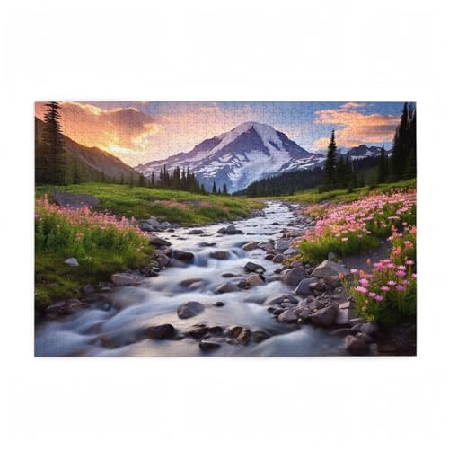 Berg Puzzle Baum Puzzle Große 1000 Teile Erwachsene, Clevere Rätsel, Geschicklichkeitsspiel für die Ganze Familie, Holz Farbenfrohes Jigsaws mit Geschenkbox Verpackung, Zimmer Deko 75x50cm D-558 Berg Puzzle Baum Puzzle Große 1000 Teile Erwachsene, Clevere Rätsel, Geschicklichkeitsspiel für die Ganze Familie, Holz Farbenfrohes Jigsaws mit Geschenkbox Verpackung, Zimmer Deko 75x50cm D-558 von Wehsaeho