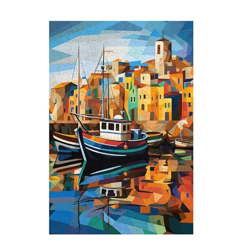 Boot Puzzle Abstrakt Puzzle Große 200 Teile Erwachsene, Clevere Rätsel, Geschicklichkeitsspiel für die Ganze Familie, Holz Farbenfrohes Jigsaws mit Geschenkbox Verpackung, Zimmer Deko 35x25cm D-1677 Boot Puzzle Abstrakt Puzzle Große 200 Teile Erwachsene, Clevere Rätsel, Geschicklichkeitsspiel für die Ganze Familie, Holz Farbenfrohes Jigsaws mit Geschenkbox Verpackung, Zimmer Deko 35x25cm D-1677 von Wehsaeho