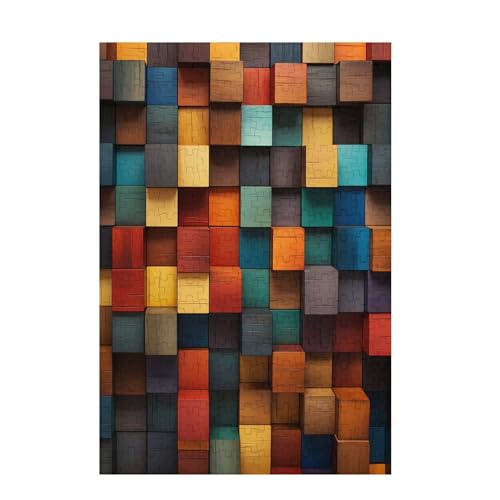 Farbe Puzzle Abstrakt Puzzle Große 200 Teile Erwachsene, Clevere Rätsel, Geschicklichkeitsspiel für die Ganze Familie, Holz Farbenfrohes Jigsaws mit Geschenkbox Verpackung, Zimmer Deko 35x25cm D-1439 Farbe Puzzle Abstrakt Puzzle Große 200 Teile Erwachsene, Clevere Rätsel, Geschicklichkeitsspiel für die Ganze Familie, Holz Farbenfrohes Jigsaws mit Geschenkbox Verpackung, Zimmer Deko 35x25cm D-1439 von Wehsaeho