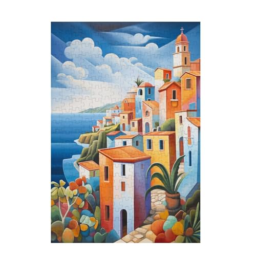 Landschaft Puzzle Abstrakt Puzzle Große 200 Teile Erwachsene, Clevere Rätsel, Geschicklichkeitsspiel für die Ganze Familie, Holz Farbenfrohes Jigsaws mit Geschenkbox, Deko Wohnzimmer 35x25cm D-1437 Landschaft Puzzle Abstrakt Puzzle Große 200 Teile Erwachsene, Clevere Rätsel, Geschicklichkeitsspiel für die Ganze Familie, Holz Farbenfrohes Jigsaws mit Geschenkbox, Deko Wohnzimmer 35x25cm D-1437 von Wehsaeho