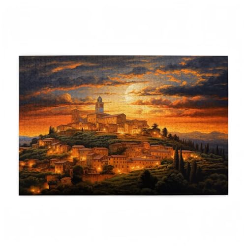 Landschaft Puzzle Wolke Puzzle Große 200 Teile Erwachsene, Clevere Rätsel, Geschicklichkeitsspiel für die Ganze Familie, Holz Farbenfrohes Jigsaws mit Geschenkbox, Geschenke für Frauen 35x25cm D-480 Landschaft Puzzle Wolke Puzzle Große 200 Teile Erwachsene, Clevere Rätsel, Geschicklichkeitsspiel für die Ganze Familie, Holz Farbenfrohes Jigsaws mit Geschenkbox, Geschenke für Frauen 35x25cm D-480 von Wehsaeho