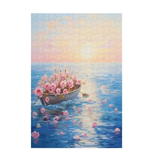 Meer Puzzle Boot Puzzle Große 200 Teile Erwachsene, Clevere Rätsel, Geschicklichkeitsspiel für die Ganze Familie, Holz Farbenfrohes Jigsaws mit Geschenkbox Verpackung, Zimmer Deko 35x25cm D-1758 Meer Puzzle Boot Puzzle Große 200 Teile Erwachsene, Clevere Rätsel, Geschicklichkeitsspiel für die Ganze Familie, Holz Farbenfrohes Jigsaws mit Geschenkbox Verpackung, Zimmer Deko 35x25cm D-1758 von Wehsaeho