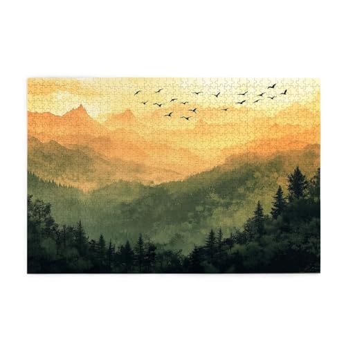 Natur Puzzle Berg Puzzle 300 Teile Erwachsene, Clevere Rätsel, Geschicklichkeitsspiel für die Ganze Familie, Holz Farbenfrohes Jigsaws mit Geschenkbox Verpackung, Geschenke für Frauen 38x26cm E-1624 Natur Puzzle Berg Puzzle 300 Teile Erwachsene, Clevere Rätsel, Geschicklichkeitsspiel für die Ganze Familie, Holz Farbenfrohes Jigsaws mit Geschenkbox Verpackung, Geschenke für Frauen 38x26cm E-1624 von Wehsaeho