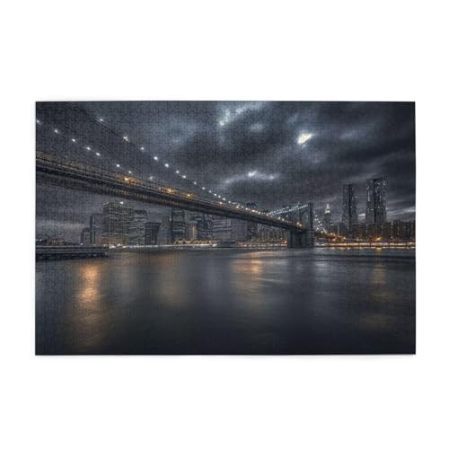 Puzzle 1000 Teile Brücke Puzzle Stadtbild DIY Kreative Holz Jigsaws für Erwachsene, Geschenkbox Verpackung, Impossible Herausfordernde Familie Aktivität Spiele, Deko Wohnzimmer Geschenke 75x50cm E-605 Puzzle 1000 Teile Brücke Puzzle Stadtbild DIY Kreative Holz Jigsaws für Erwachsene, Geschenkbox Verpackung, Impossible Herausfordernde Familie Aktivität Spiele, Deko Wohnzimmer Geschenke 75x50cm E-605 von Wehsaeho