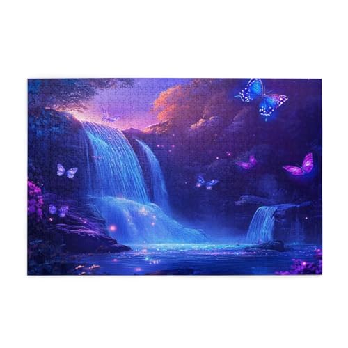 Puzzle 1000 Teile Fallen Puzzle Schmetterling DIY Kreative Holz Jigsaws für Erwachsene, Impossible Herausfordernde Familie Aktivität Spiele, Deko Wohnzimmer, Geschenke für Frauen 75x50cm E-1082 Puzzle 1000 Teile Fallen Puzzle Schmetterling DIY Kreative Holz Jigsaws für Erwachsene, Impossible Herausfordernde Familie Aktivität Spiele, Deko Wohnzimmer, Geschenke für Frauen 75x50cm E-1082 von Wehsaeho